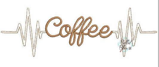 Coffee EKG Heartbeat heart beat