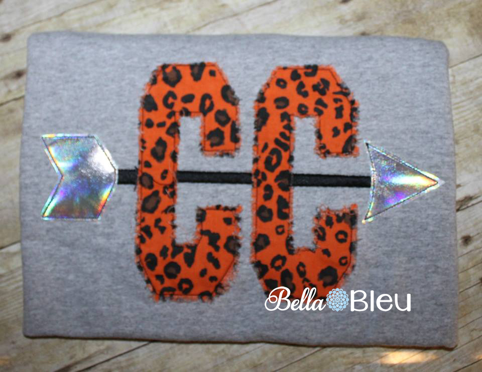 Raggy Cross Country Machine Embroidery bean design