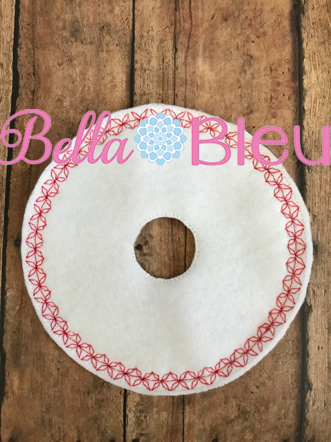 ITH Snowflake Designed Elf Skirt Machine embroidery design