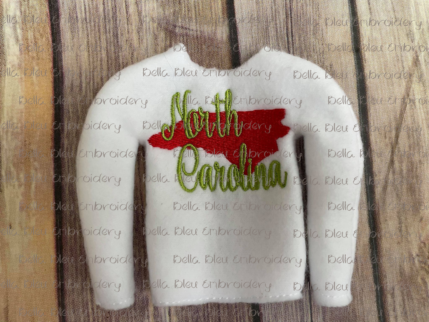 ITH North Carolina Elf Shirt Sweater State