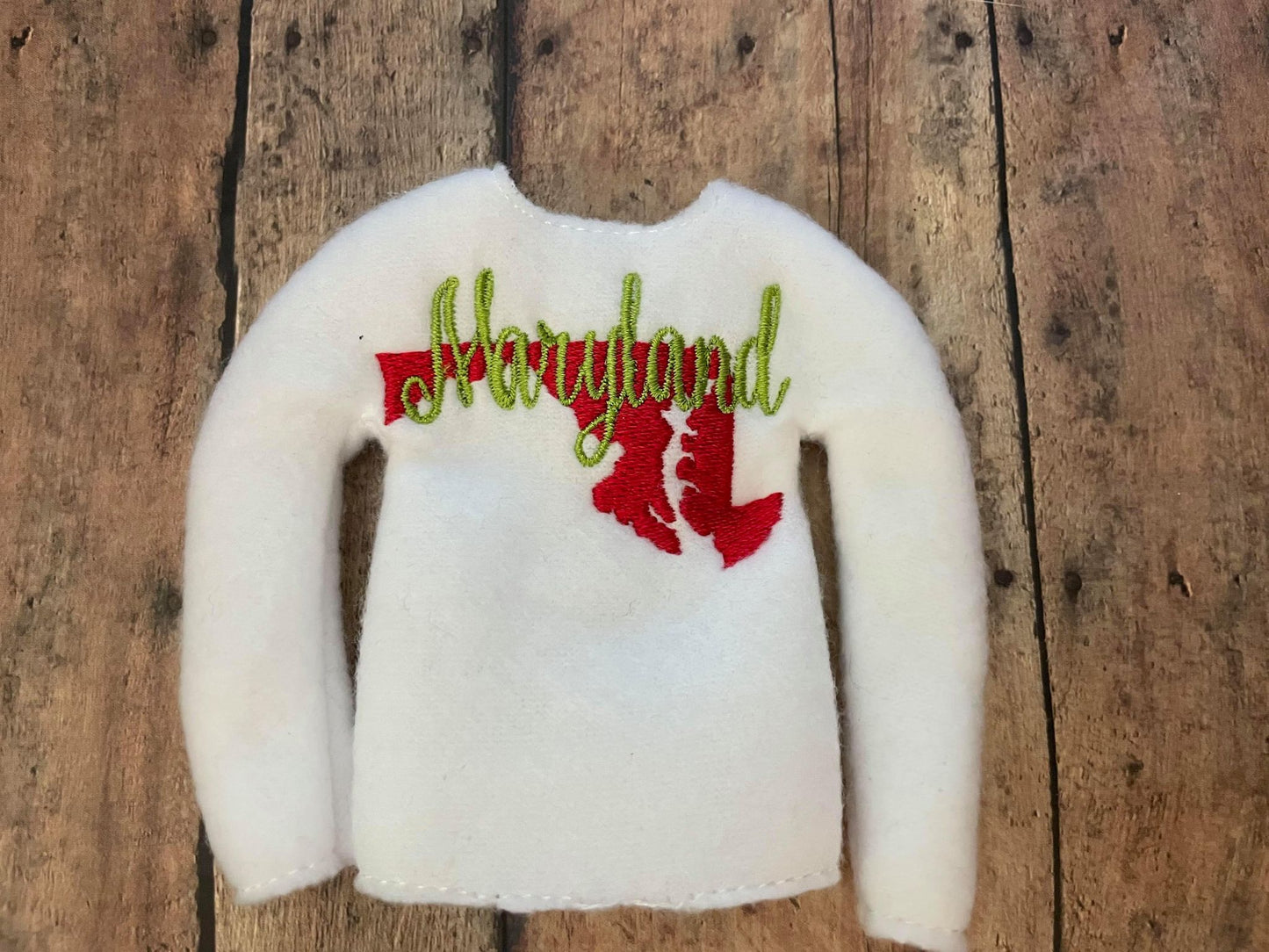 ITH Maryland Elf Shirt Sweater State