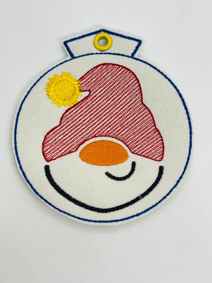 ITH Christmas Gnome Ornament