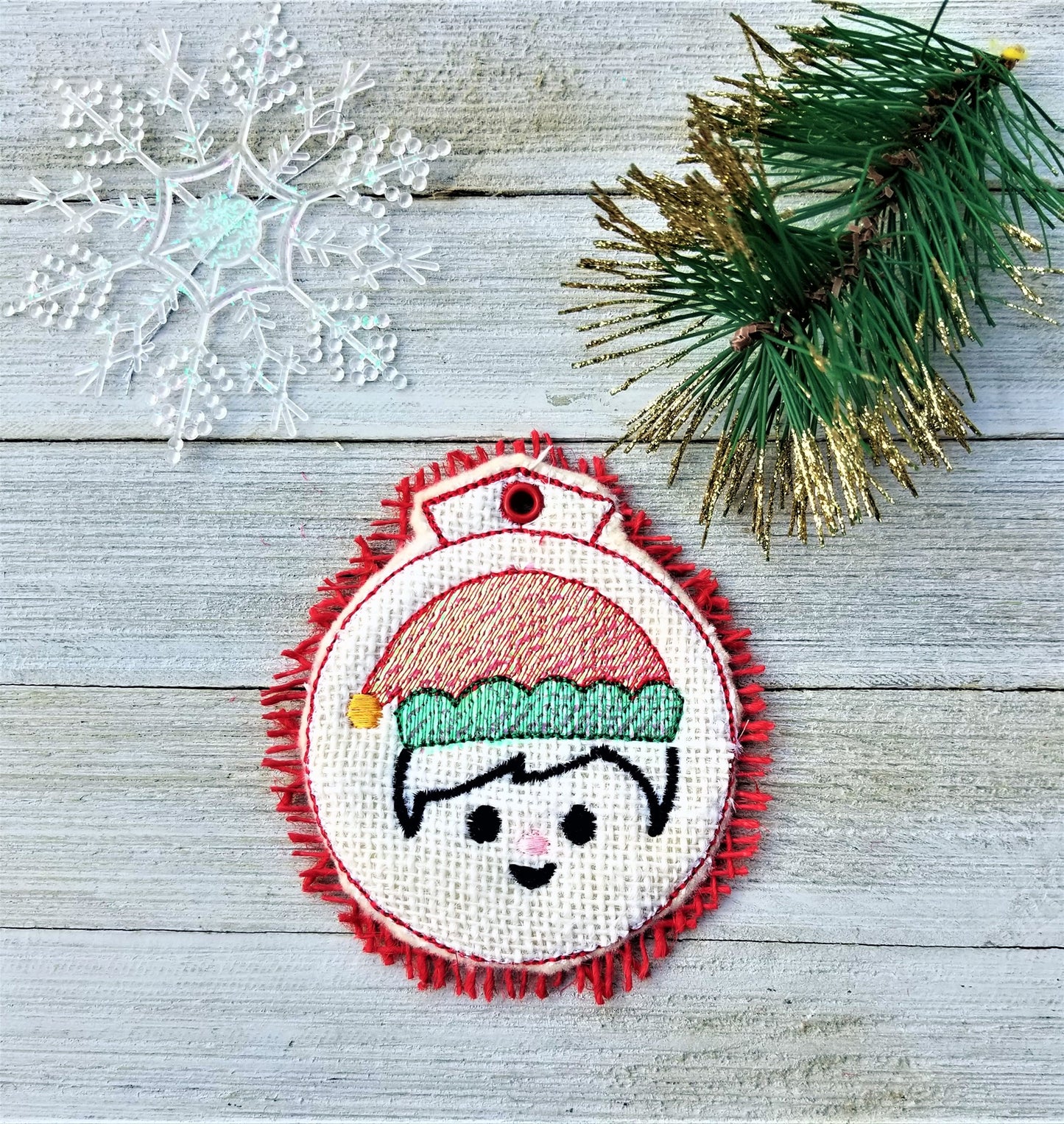 ITH Christmas Elf Ornament