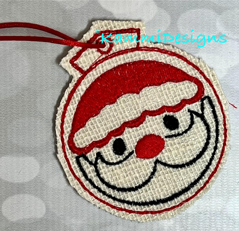 ITH Christmas Santa Claus Ornament