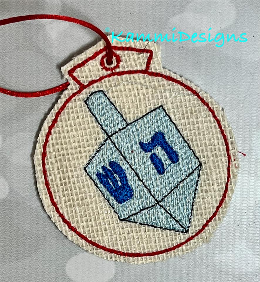 ITH Hanukkah Dreidel Ornament