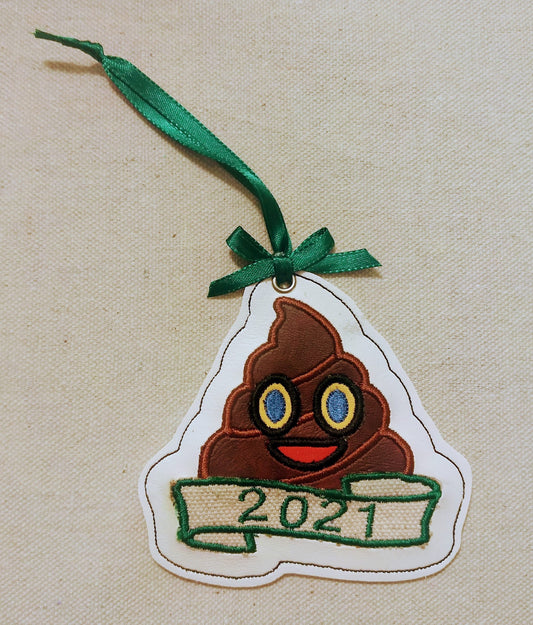 2021 ITH Poop Christmas Ornament