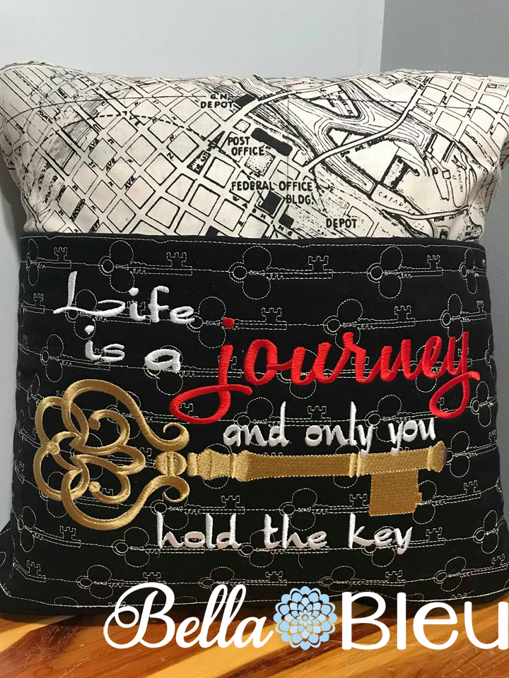 9x14 Reading Life Journey Key Motif