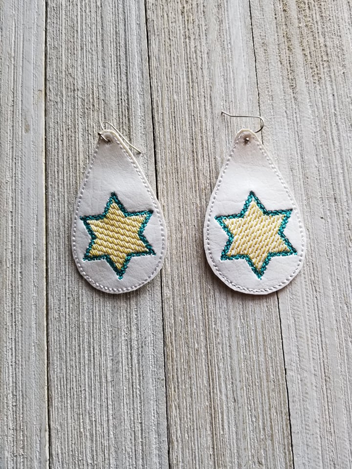 ITH Jewish Star of David Earrings