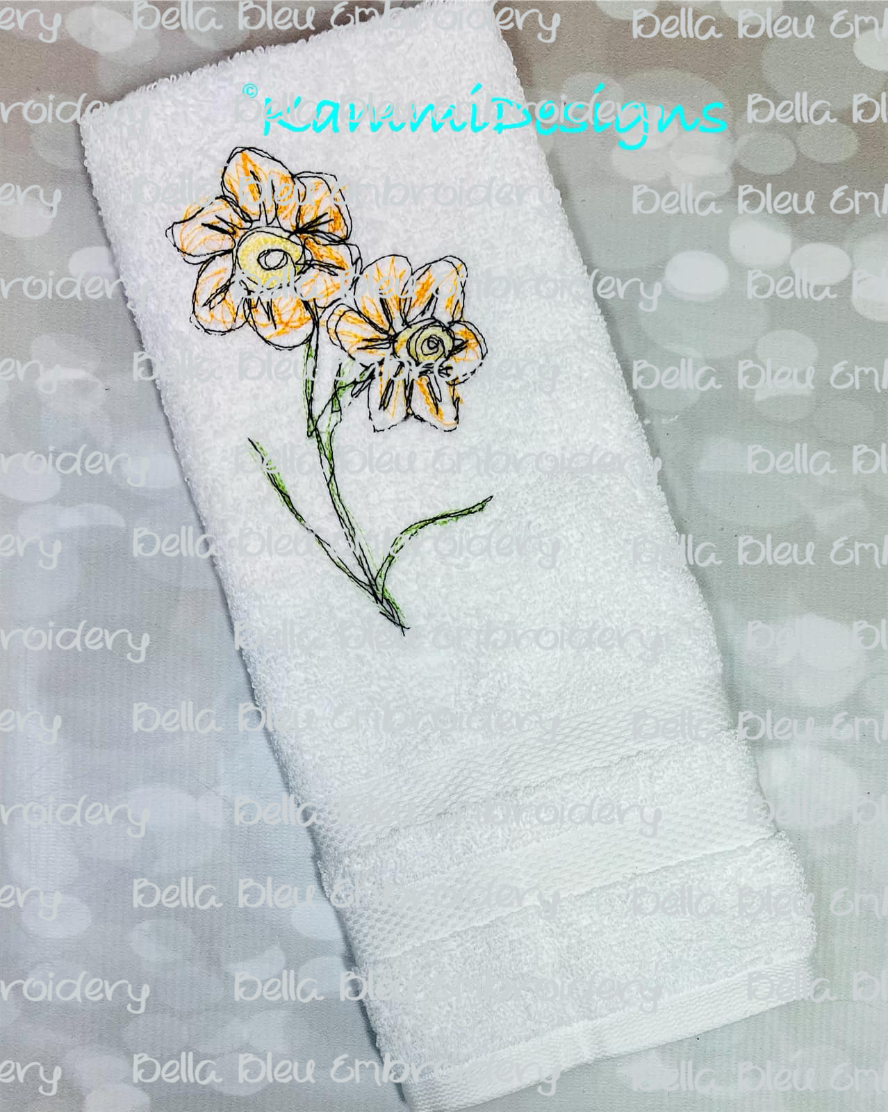 Daffodils Scribble flower