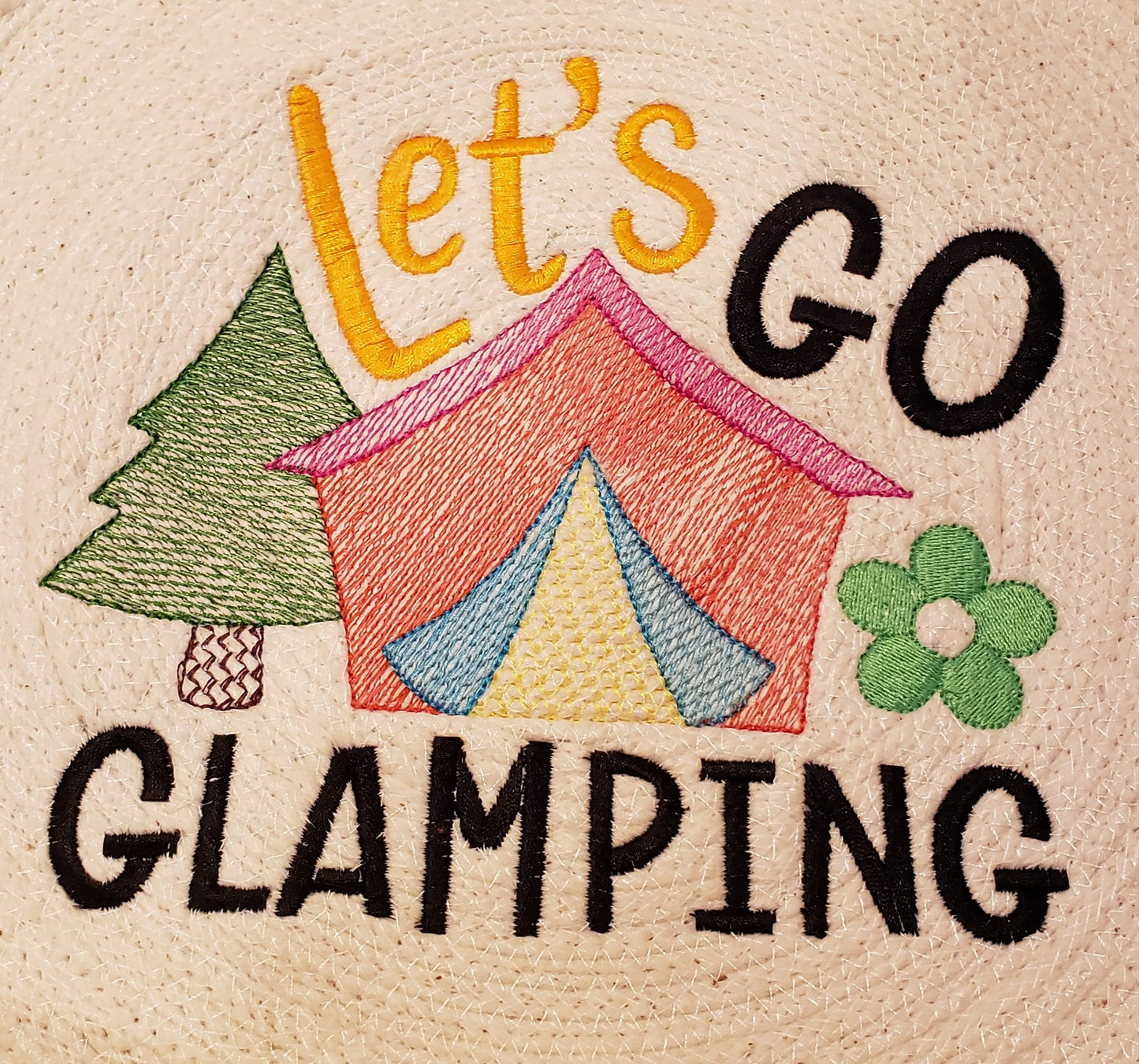 Let's Go Glamping Camping Sketchy