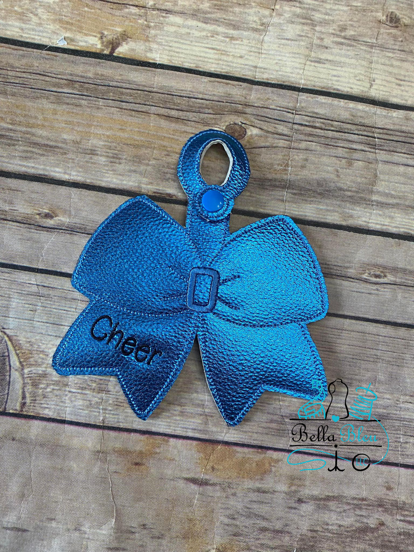 Cheer Bow ITH Bag Tag fob