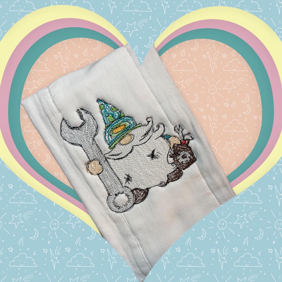 Mechanic Gnome 2 Scribble Sketchy