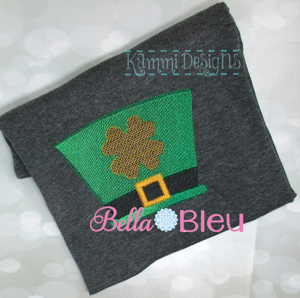 Leprechaun Hat Machine Embroidery fill design color blend