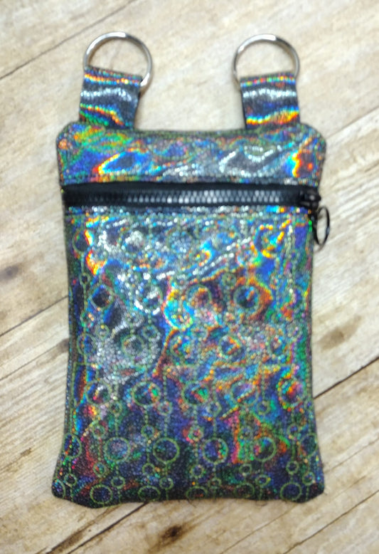 ITH Retro Quilting stipple Zipper bag purse