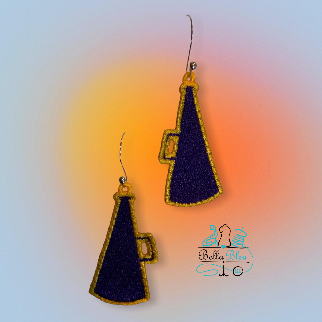 ITH Megaphone Cheerleader FSL earring