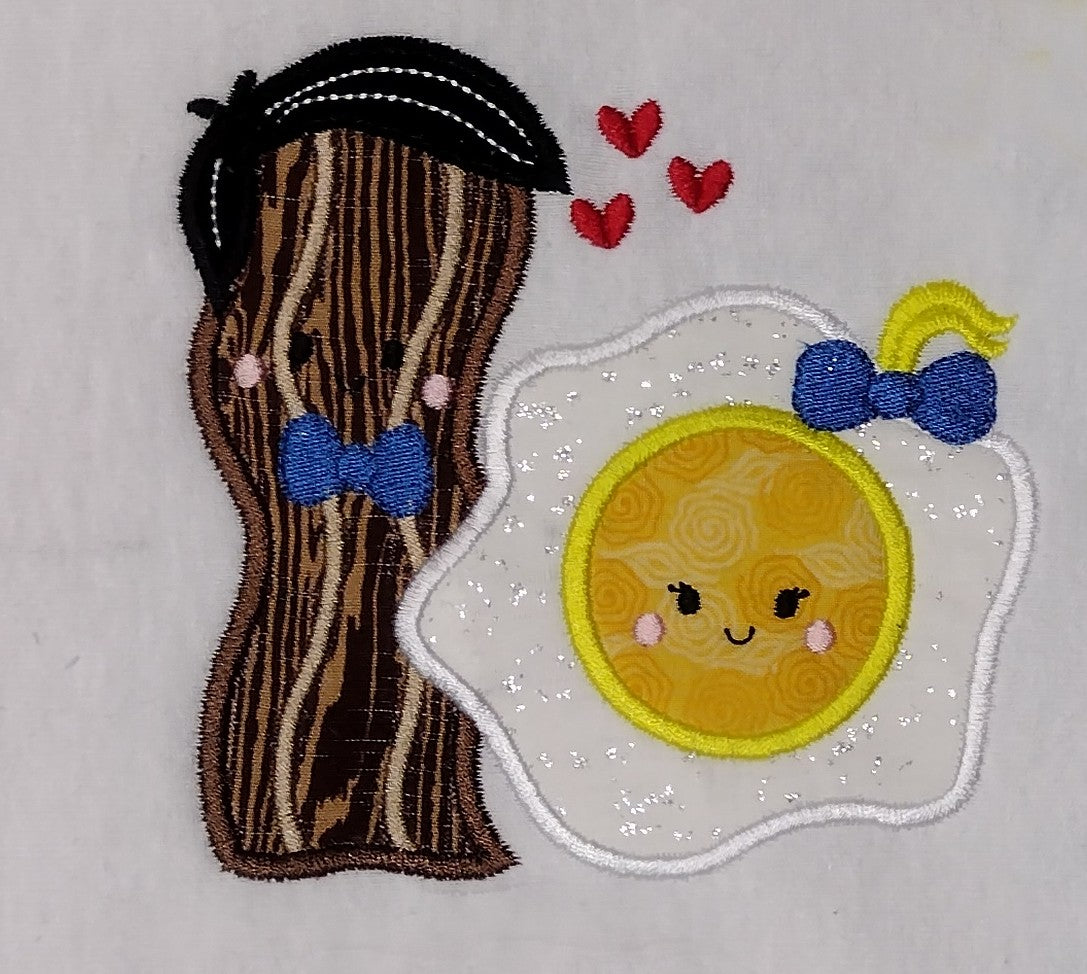 Bacon and Egg Applique