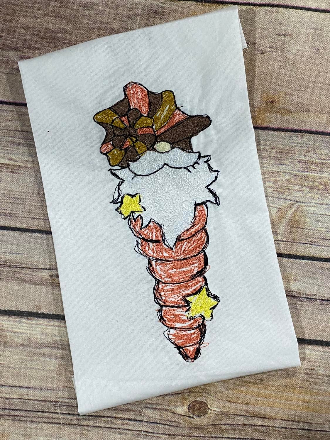 Sea Gnome 5 Scribble in a sea shell