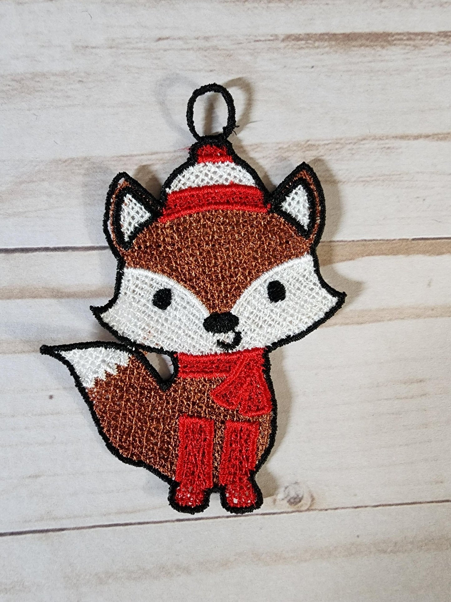 FSL Fox ITH Christmas Ornament