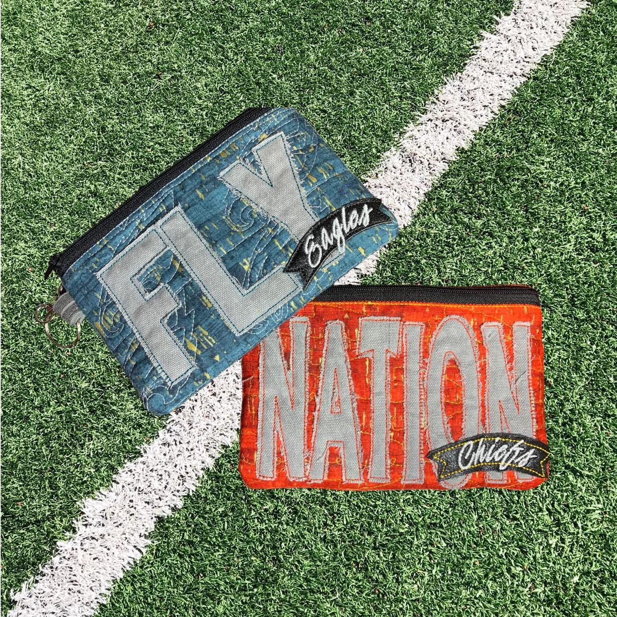 Nation ITH Wallet zip bag Bundle
