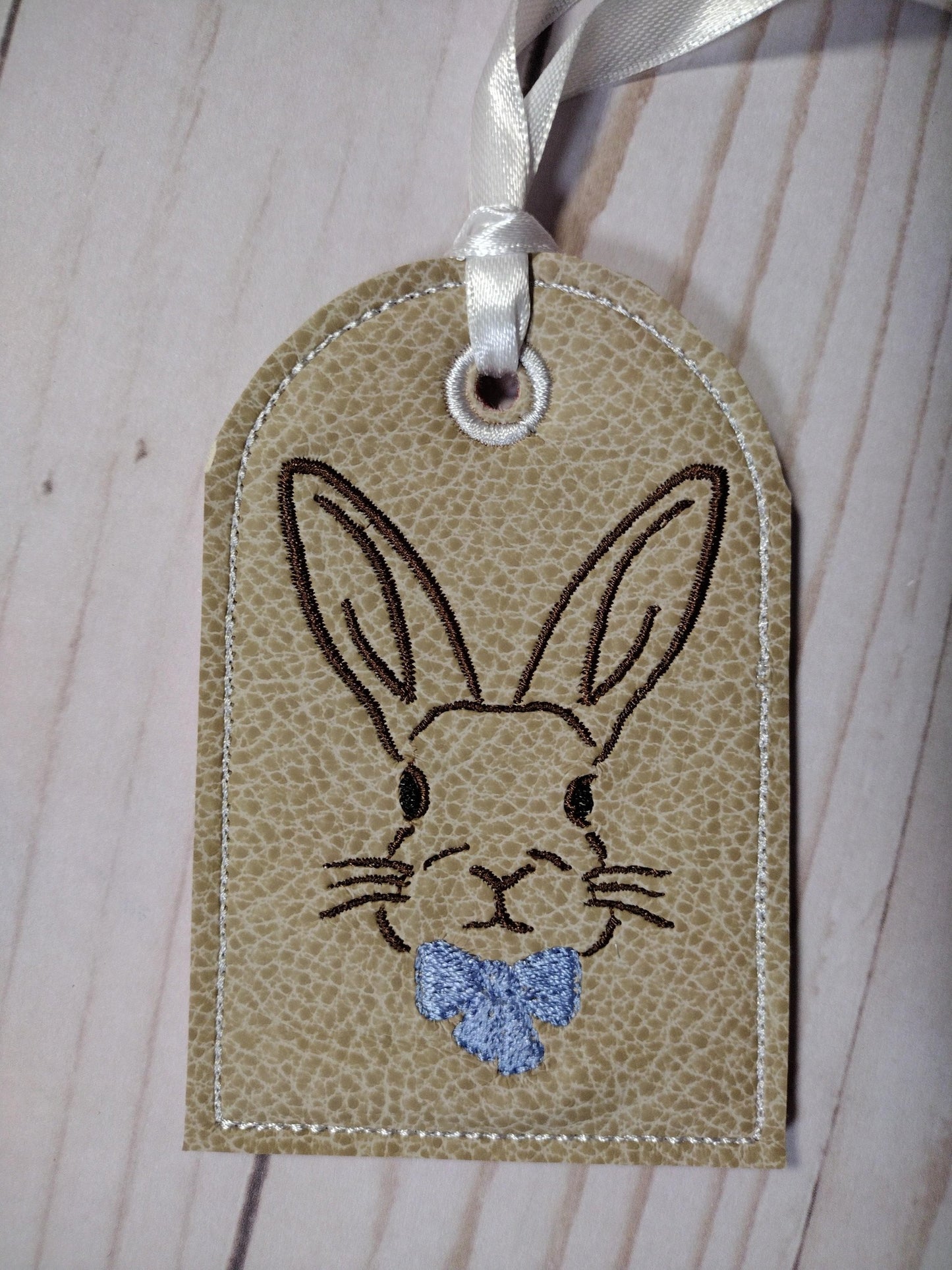 Easter Bunny Boy ITH Basket Tag