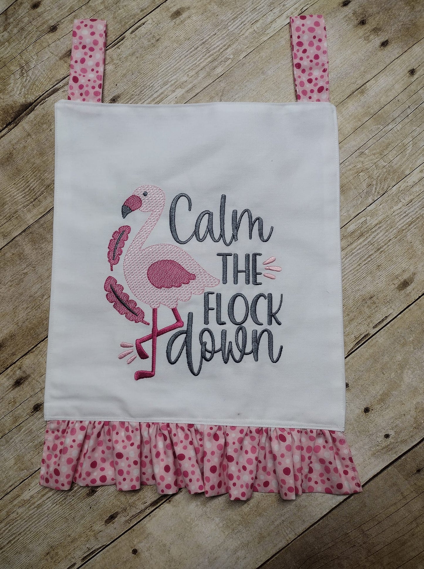 Calm the Flock down Flamingo Design