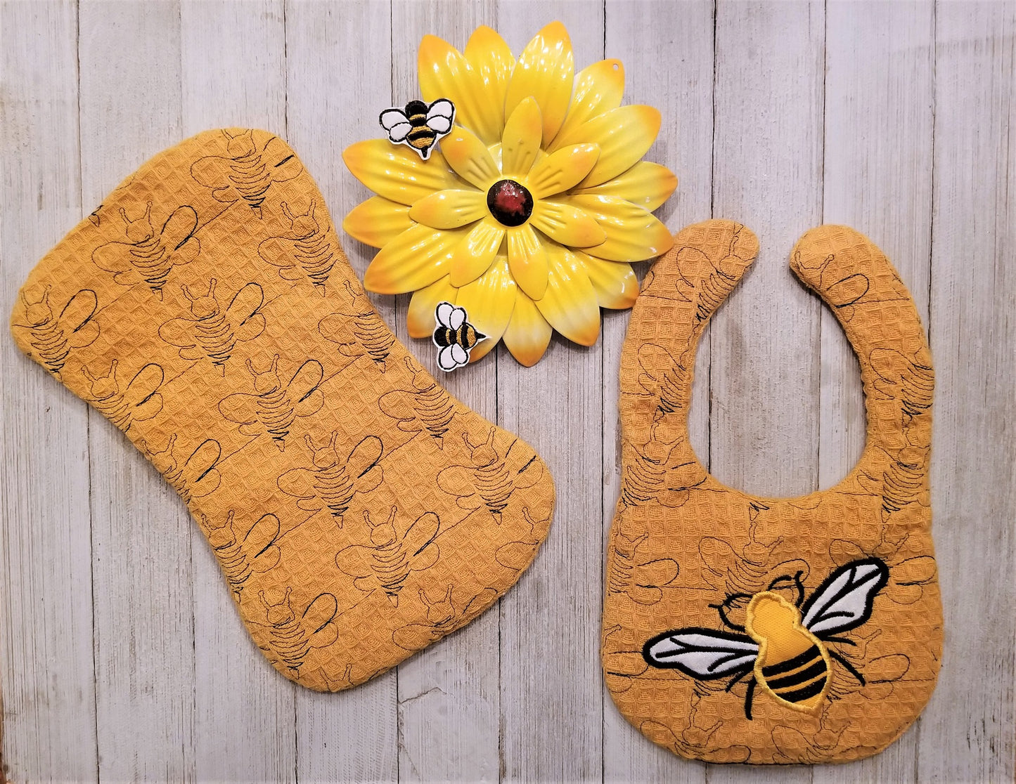 ITH Baby Bib and Burp Set