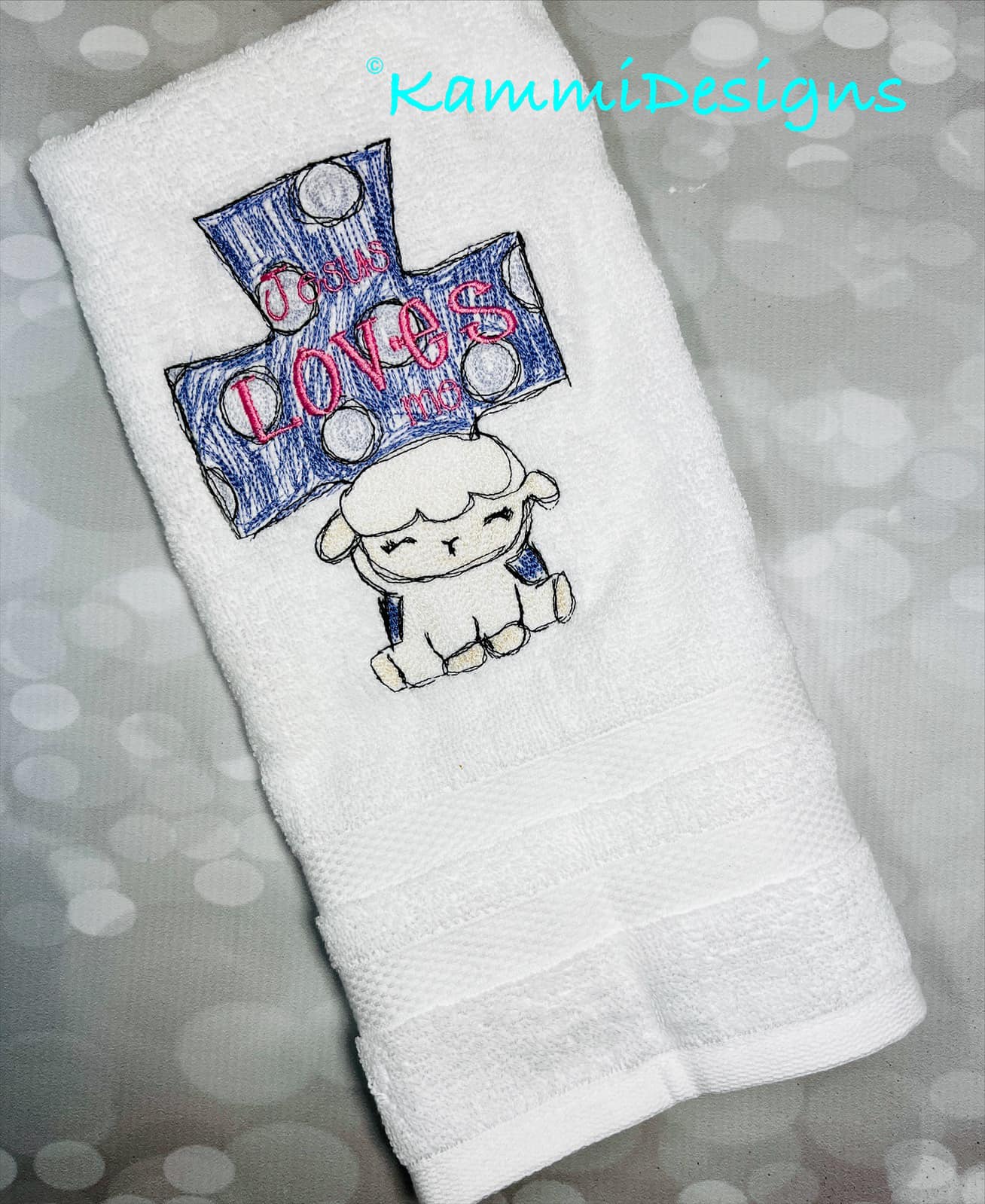 Jesus Loves Me Baby Scribble