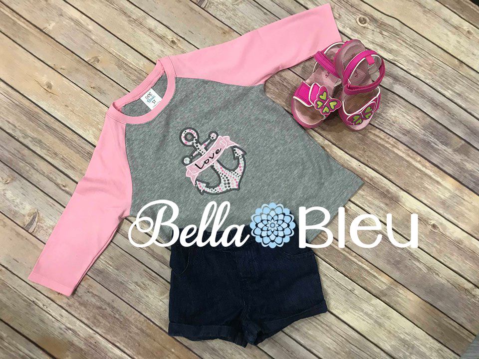 Anchor with Banner Applique Machine Embroidery design