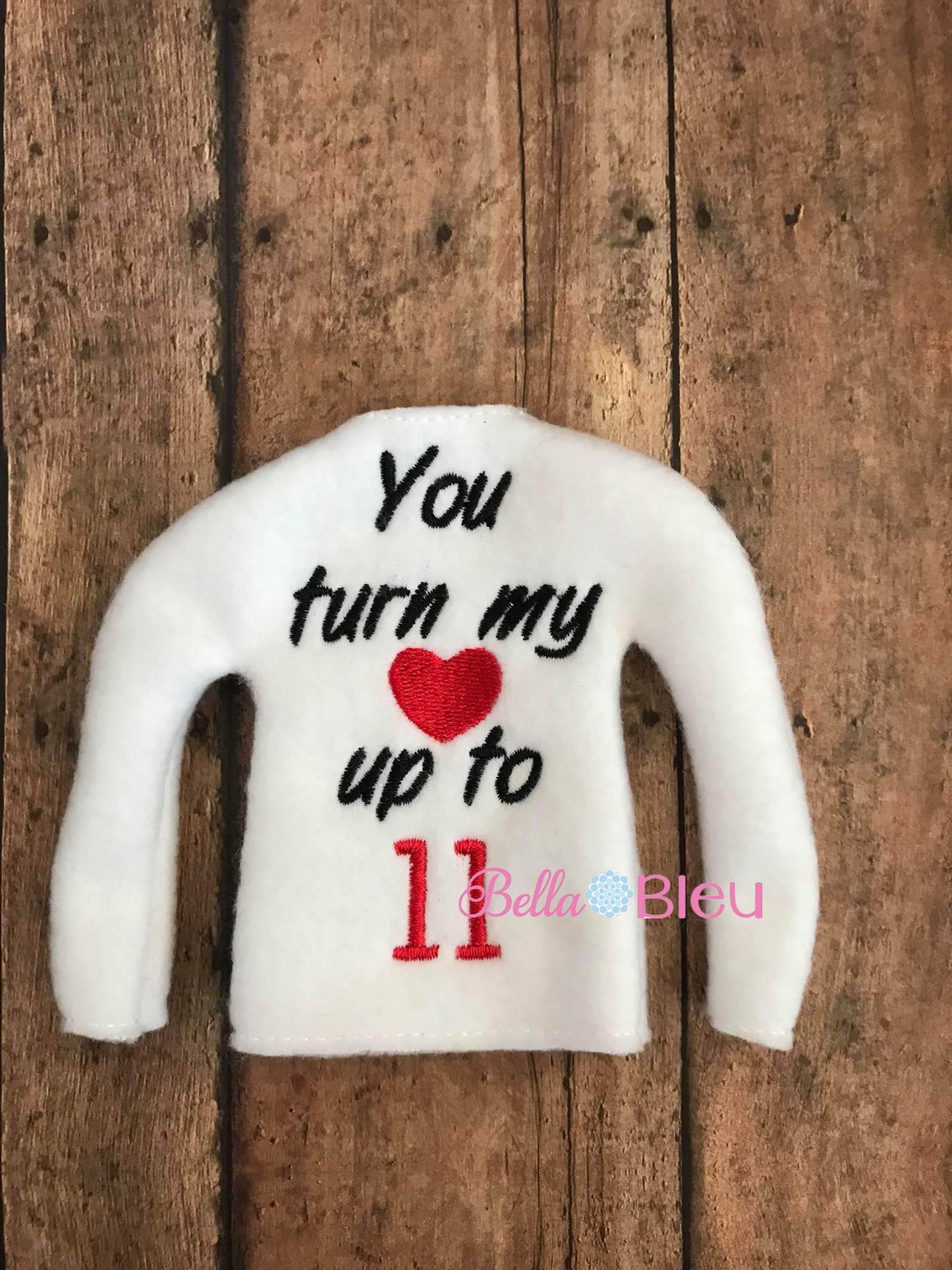 ITH Elf Inspired Stranger Things Heart 11 sweater shirt
