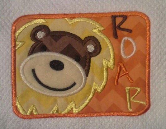 Lion Roar Applique 1 size