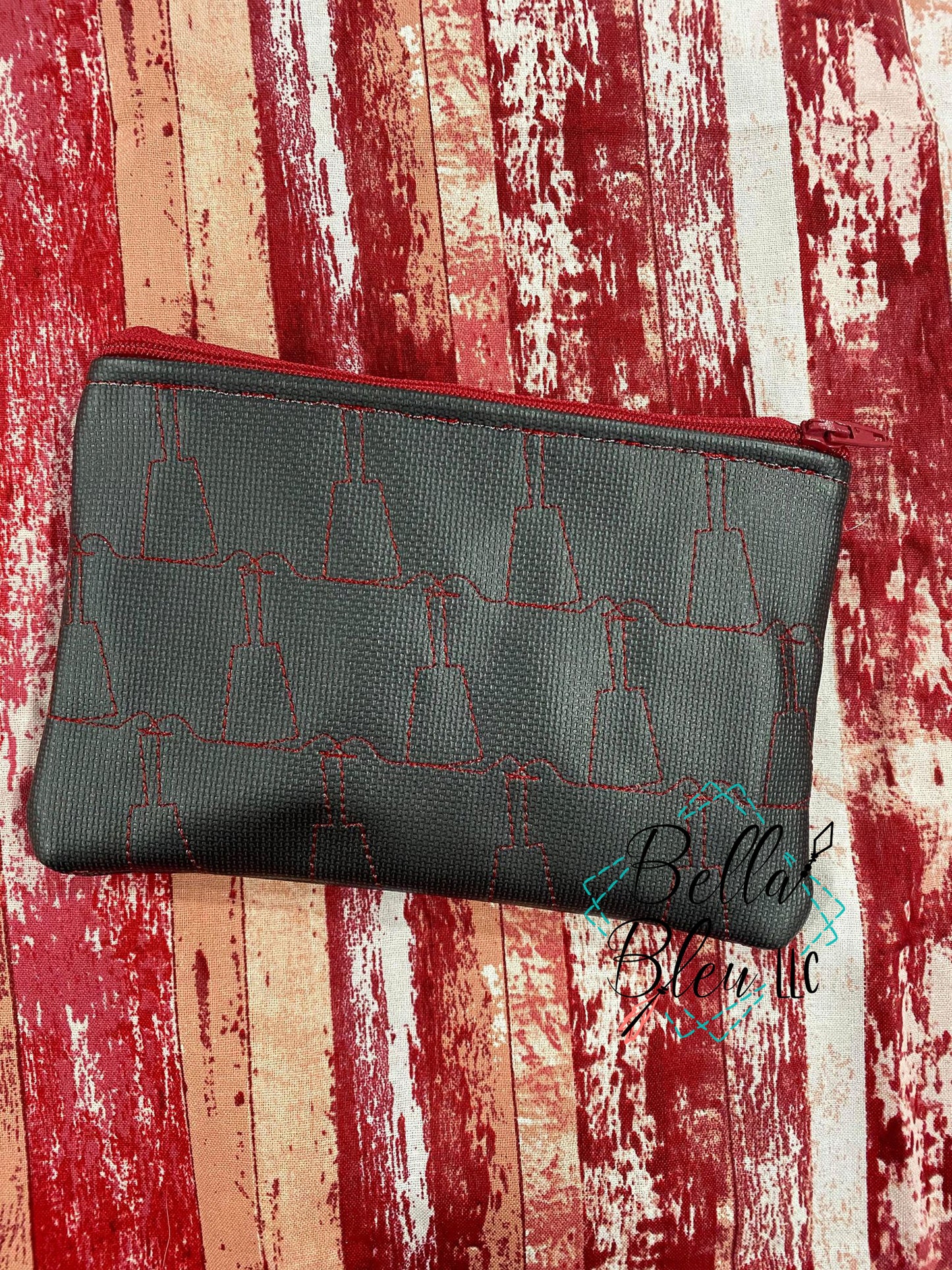 ITH Cowbell Stipple Zipper bag Wallet