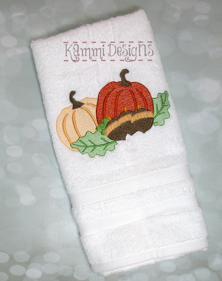 Sketchy Thanksgiving Fall Pumpkin Acorns