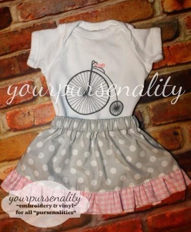 Vintage Bike Bicycle Machine Embroidery design