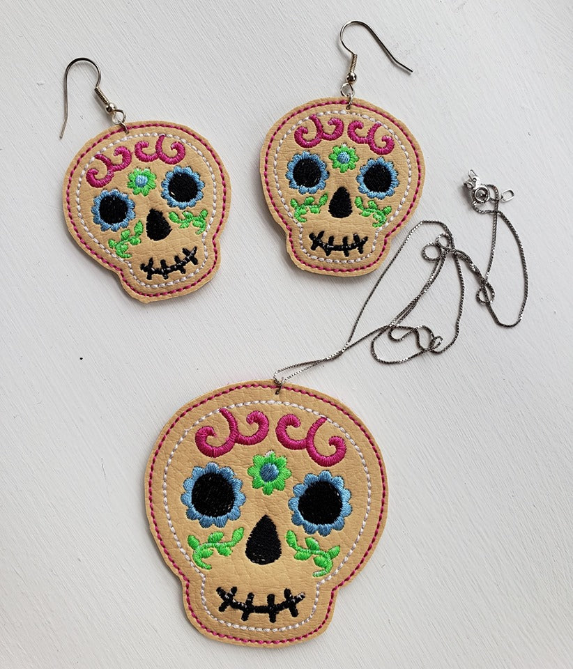ITH Sugar Skulls Earrings Earring Jewelry
