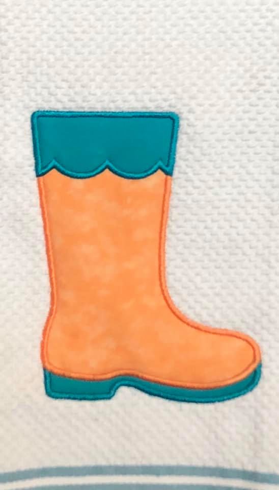 Rain Boot applique