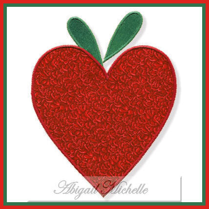 Heart Flower Applique