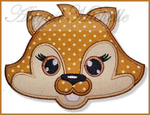 Chipmunk Applique - 3 Sizes!