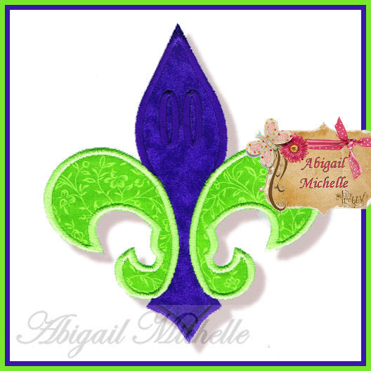 Fleur De Lis Banner Add On - 4 Sizes