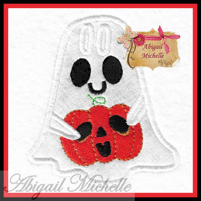 Halloween Cute Ghost Banner Add On - 3 Sizes