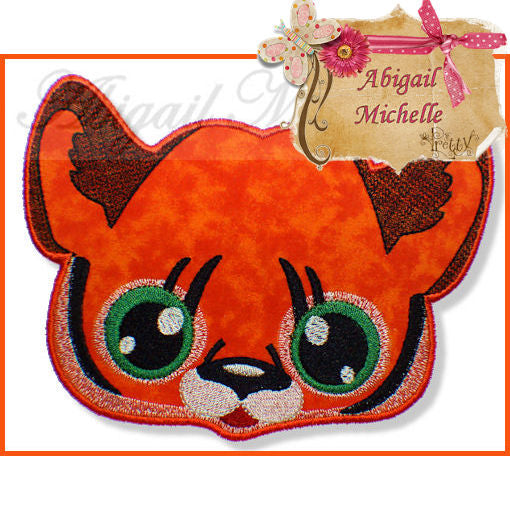 Animal Applique Set 3 Sizes Machine Embroidery