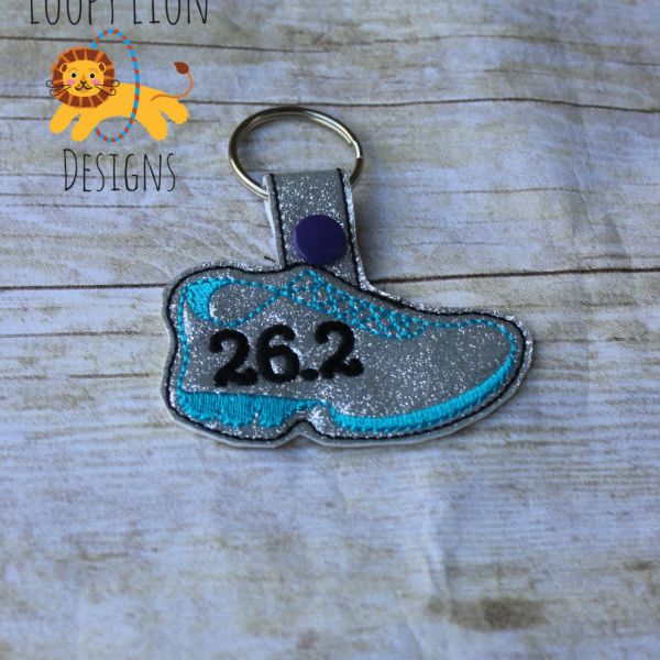 Running Shoe Set ITH Key fob