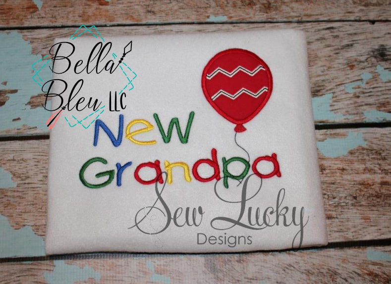 New Grandpa With Balloons