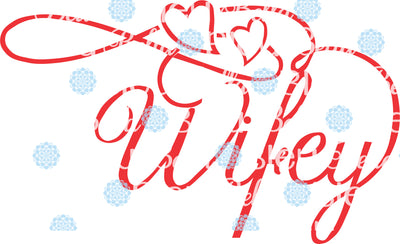 Wedding Wifey Wording Words Saying SVG Cuttable File