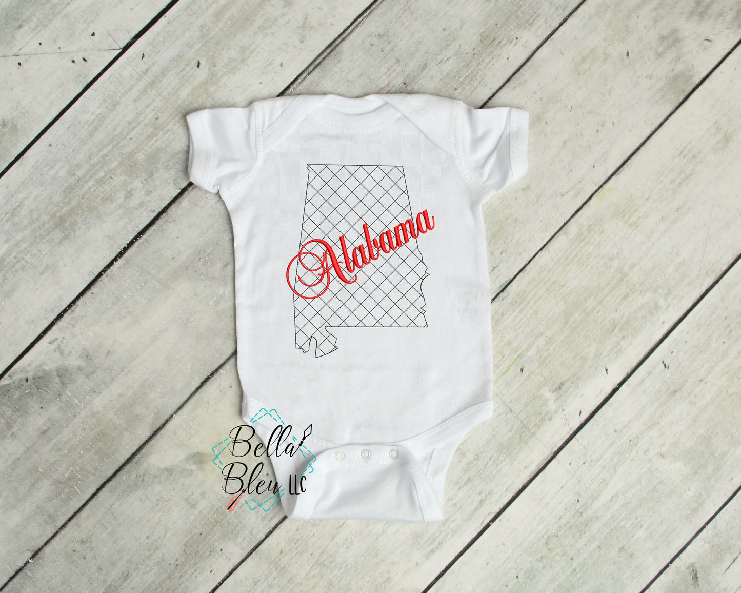 Motif Alabama State Embroidery Design