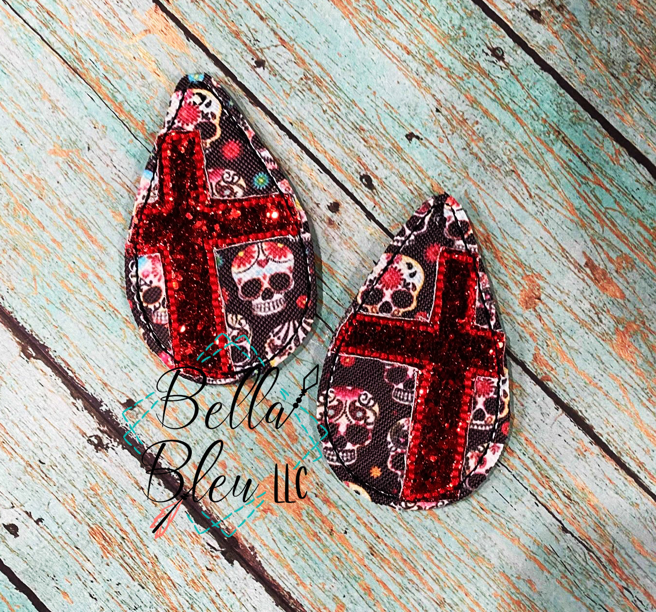 In the Hoop Tear drop 2 tone Earrings