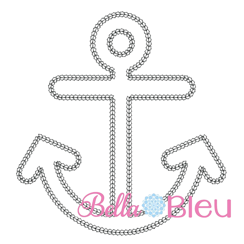 Anchor Applique Embroidery Design