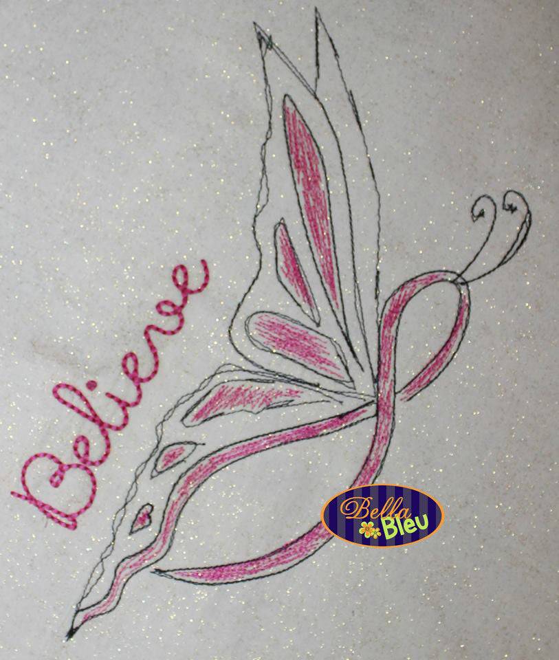 Tattooing Hope: Breast Cancer Ribbon & Butterfly