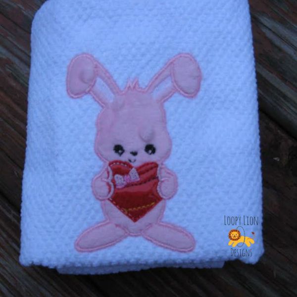 Easter Bunny Applique Embroidery Design