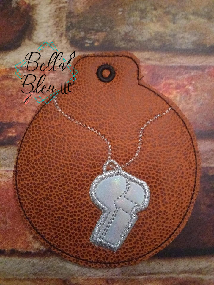 ITH Christmas Ornament Coach Whistle Machine Applique Embroidery