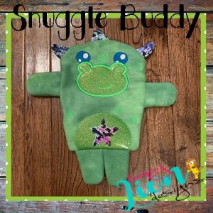 ITH Dinosaur Snuggle Lovey Embroidery design